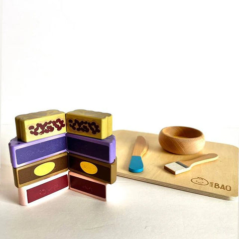 Wooden Mooncake Toy Set