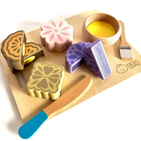 Wooden Mooncake Toy Set