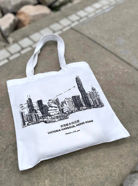 Hong Kong Local Shops Tote Bag | 環保袋