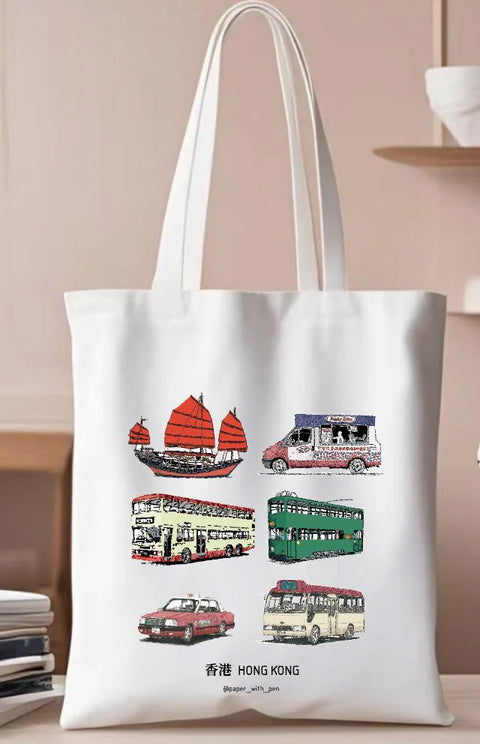Hong Kong Transport Tote Bag | 環保袋