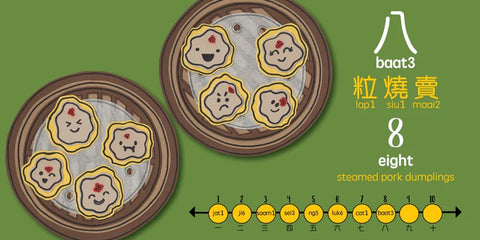 Counting With Dim Sum - Cantonese ｜跟住點心數一數