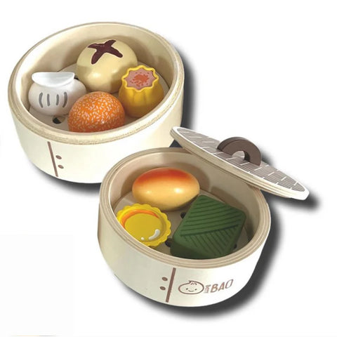 Wooden Dim Sum Toy Set
