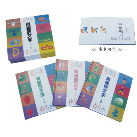 有趣的文字全套（字卡、書、字袋)